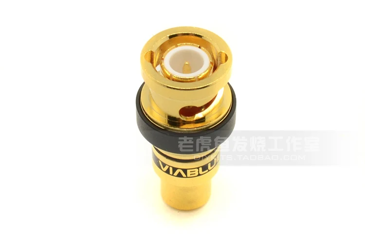 German original VIABLUE BNC to RCA digital coaxial cable decoder gold-plated conversion plug