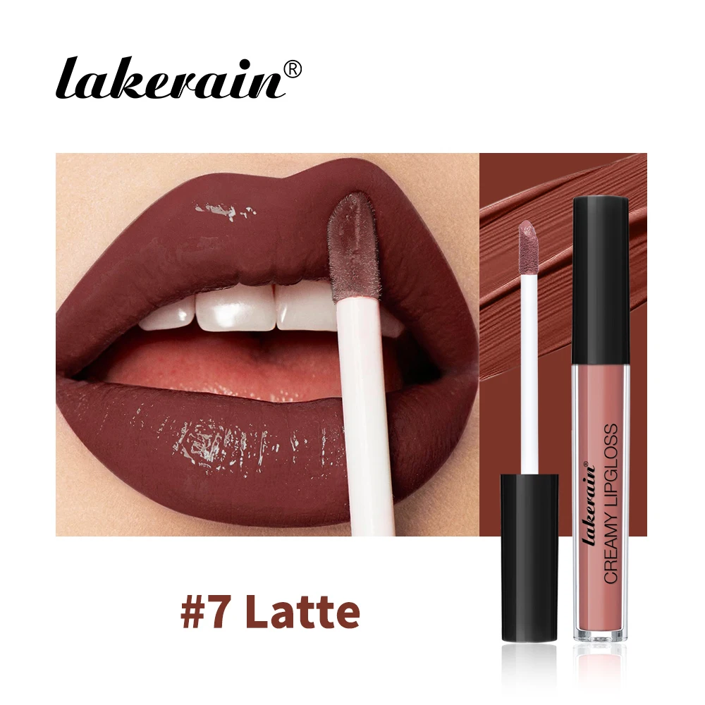 Waterdichte Lip Stain 8 Kleuren Romige Lipgloss Langdurige Niet Vervagende Hydraterende Fluwelen Vloeibare Lipstick Vocht Make-Up