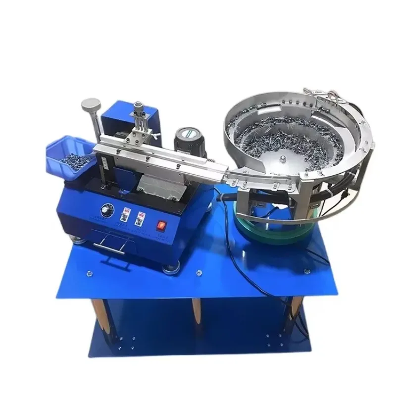 Automatic Bulk Capacitance Pin Clipper Electronic Components Vibrating Disc Frame Triode LED Pin Clipper Blade Cutting Machine
