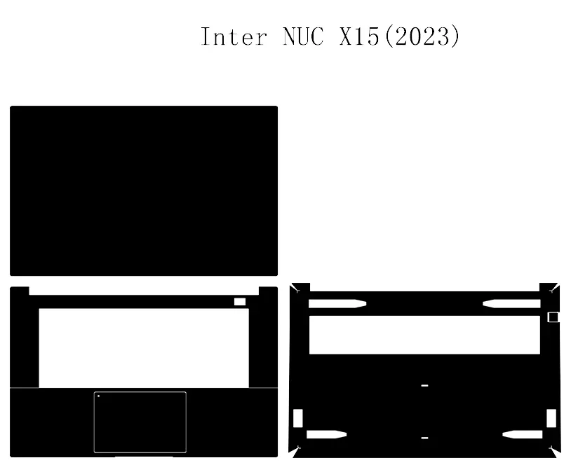 Sticker Skin Cover for Inter NUC X15 2023 /NUC X15 2022 15.6