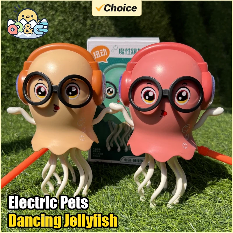 タコダンサー面白い踊るクラゲイカ電子玩具子供用自動障害物回避歩行玩具赤ちゃん子供用