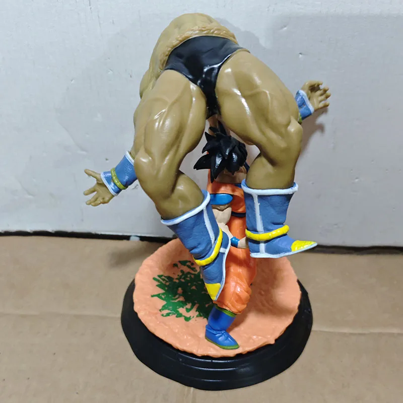 Dragon Ball Z Goku Carrying Nappa Statue 19cm Classic Scene GK Figure Anime Collectible Model Toy Desk Decor Ornament Boys Gift view 5