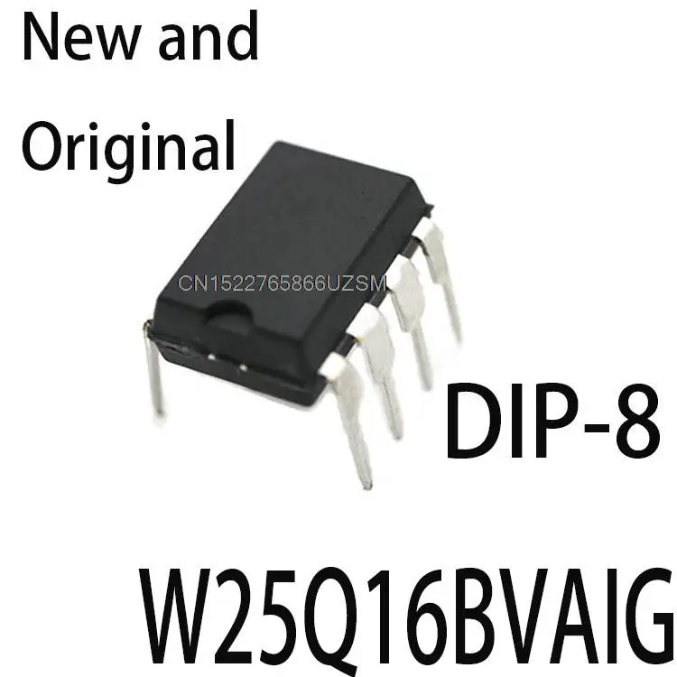 5PCS New and Original  DIP8 W25Q16 25Q16 DIP-8 25Q16BVAIG DIP W25Q16BVAIG