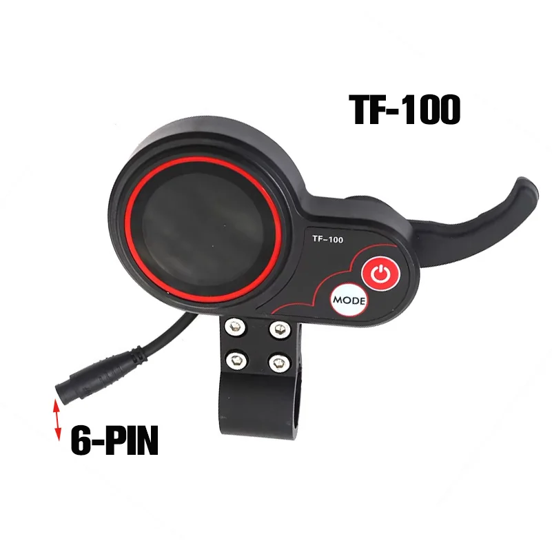 New TF100 5/6 Pin Dashboard for KUGOO M4 Electric Scooter Panel Communication Instrument Display Parts