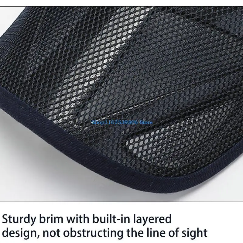 

400A Sun Protective Mesh Hat for Male Women Sunproof Hat Outdoor Activity Hat Breathable Sport Baseball Hat Camping Sun Hat