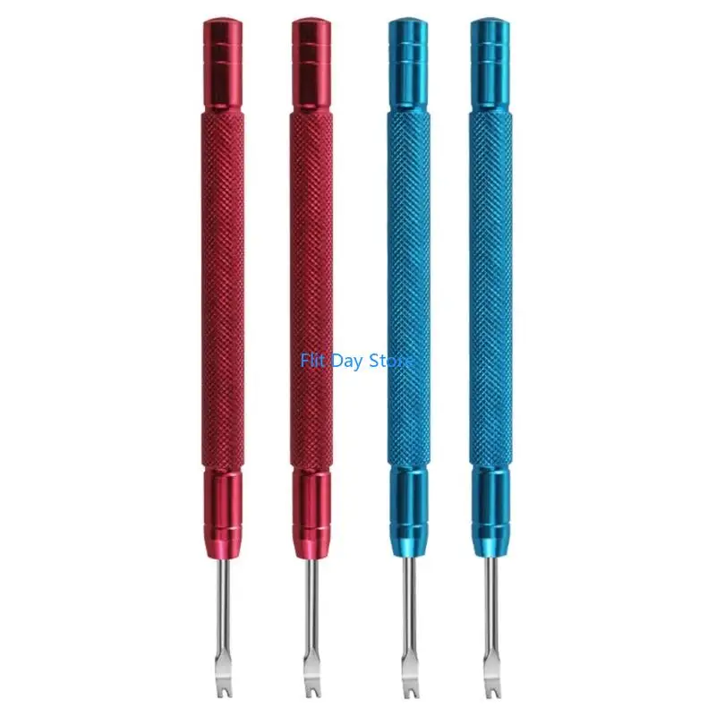 F92C Professional Watch Hand Removers Tool Set of 4 Accuracy Watchmakers Tool with Aluminum Handle Carbon Steel Blade