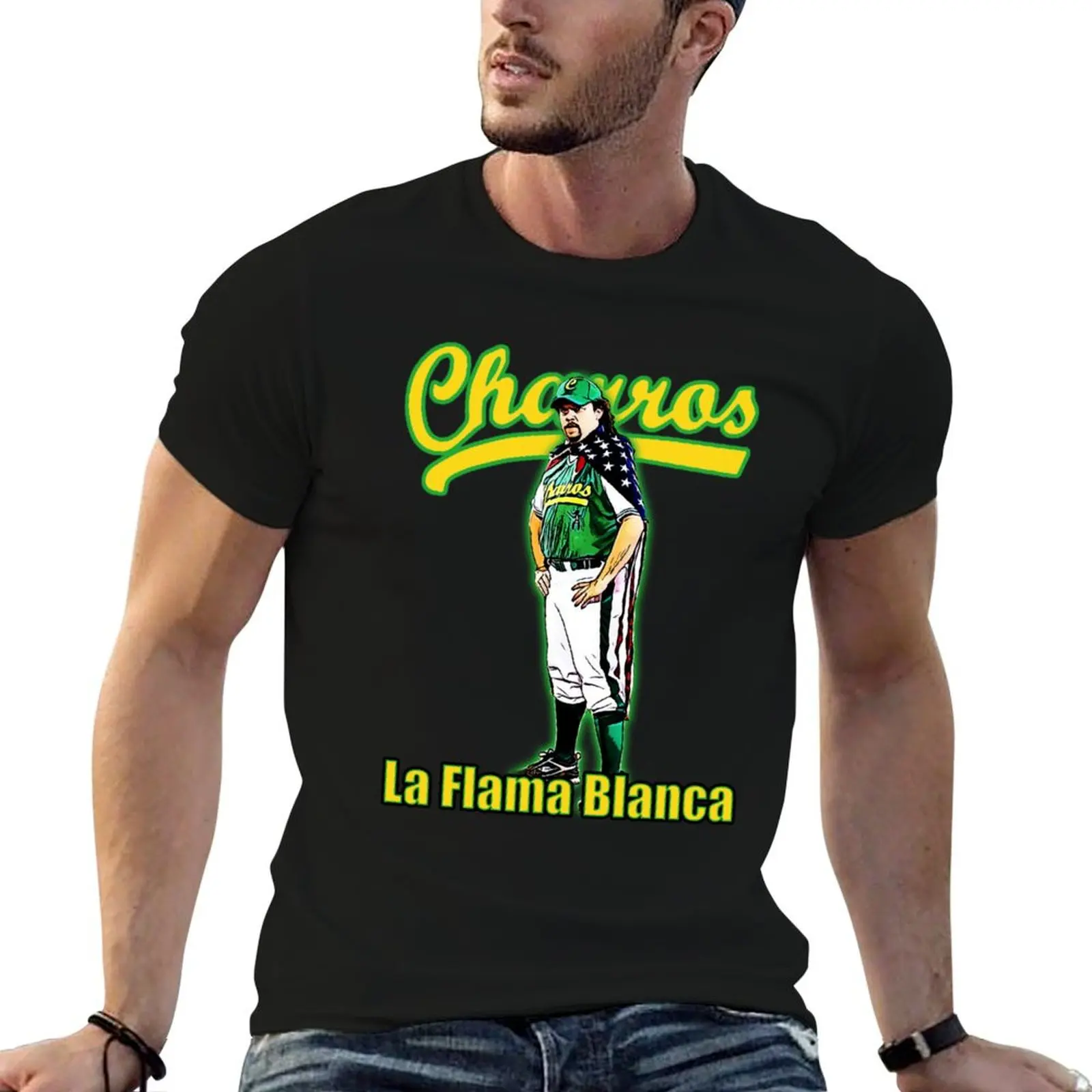 Camiseta La Flama Blanca, camiseta de algodón para hombre, camiseta esencial, camiseta gráfica para hombre