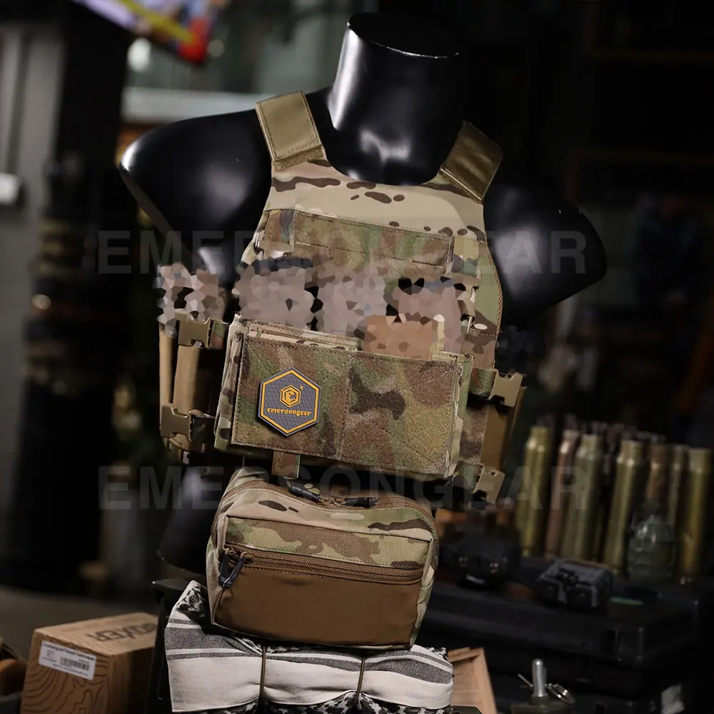

Тактический жилет Emersongear ForFCS с комплектом нагрудной установки MK, многоцелевой держатель для тарелок с эластичным поясом, сумка для охоты