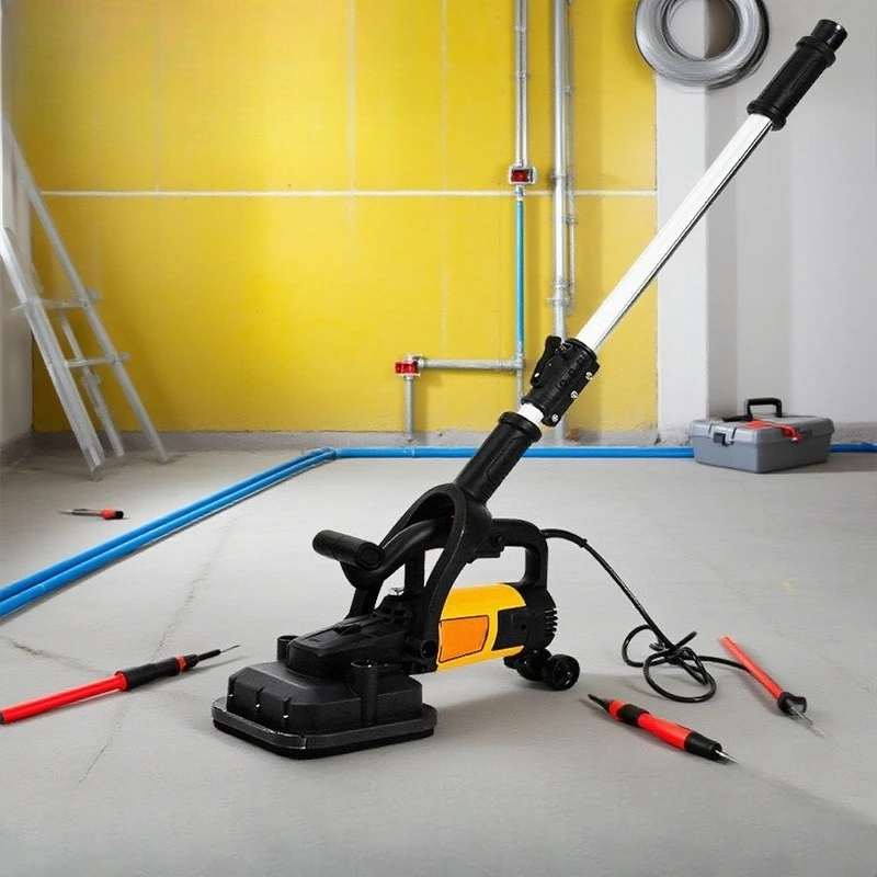 Concrete grinder, face plastering grinder, cement mortar collector