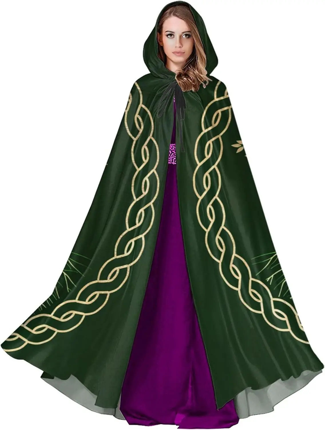 Customization YETTA YANG Halloween Hooded Robe Cloak For Adult Men Women Christmas Hoodies Cape Cosplay Cosplay