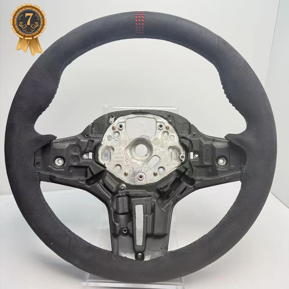 

Red Strip Multifunctional Steering Wheel For BMW 1 3 4 5 Series Assembly Alcantara F30 F31 F20 F35 F10 F11 F18 E90 E91 E92 E93