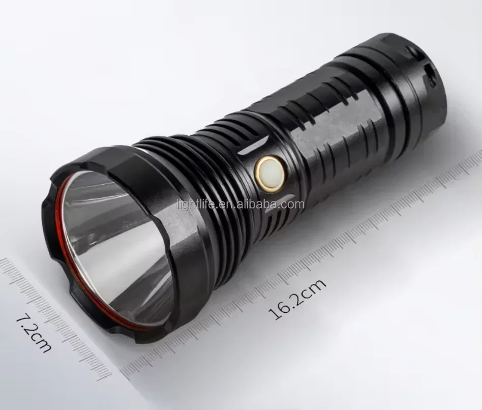 SST40 Super Bright Focusing Powerful Led High Lumen Flashlight Tactical Torch Light USB Rechargeable Searchlight Flashlight