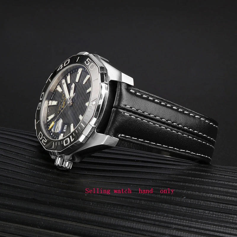 High quality cowhide strap 22mm suitable for TAG Tiggo Ya Carlisla Porsche Edition Monaco Inheritance 6 cowhide leather strap