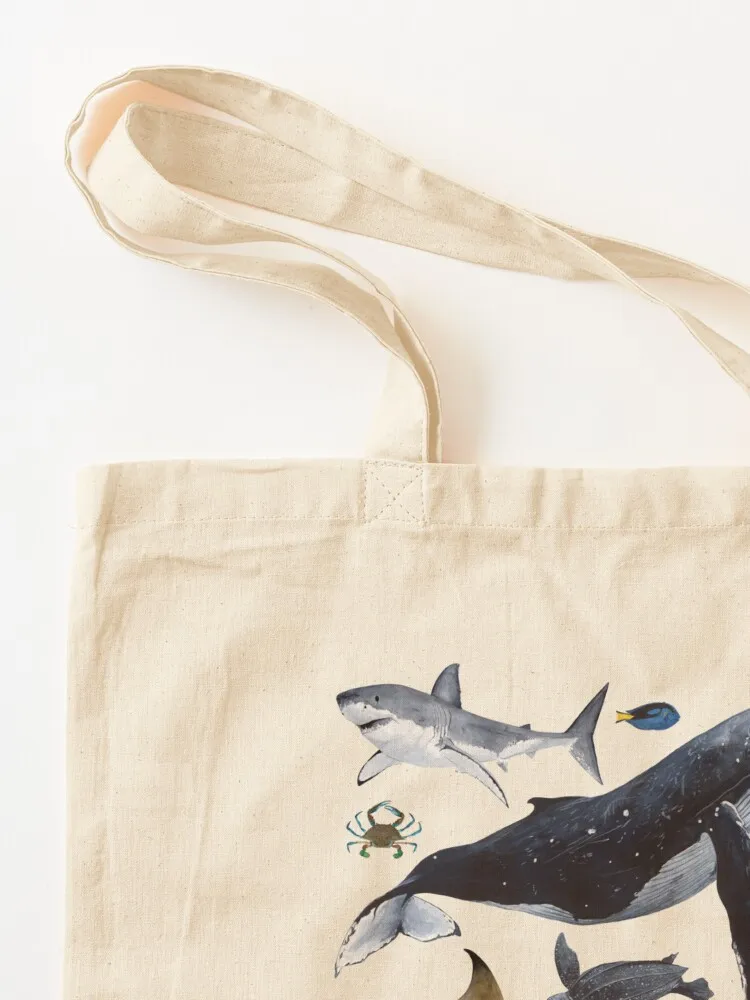 SEA CREATURES Tote Bag university shopper bag Customizable tote bag Gift bags cloth woman