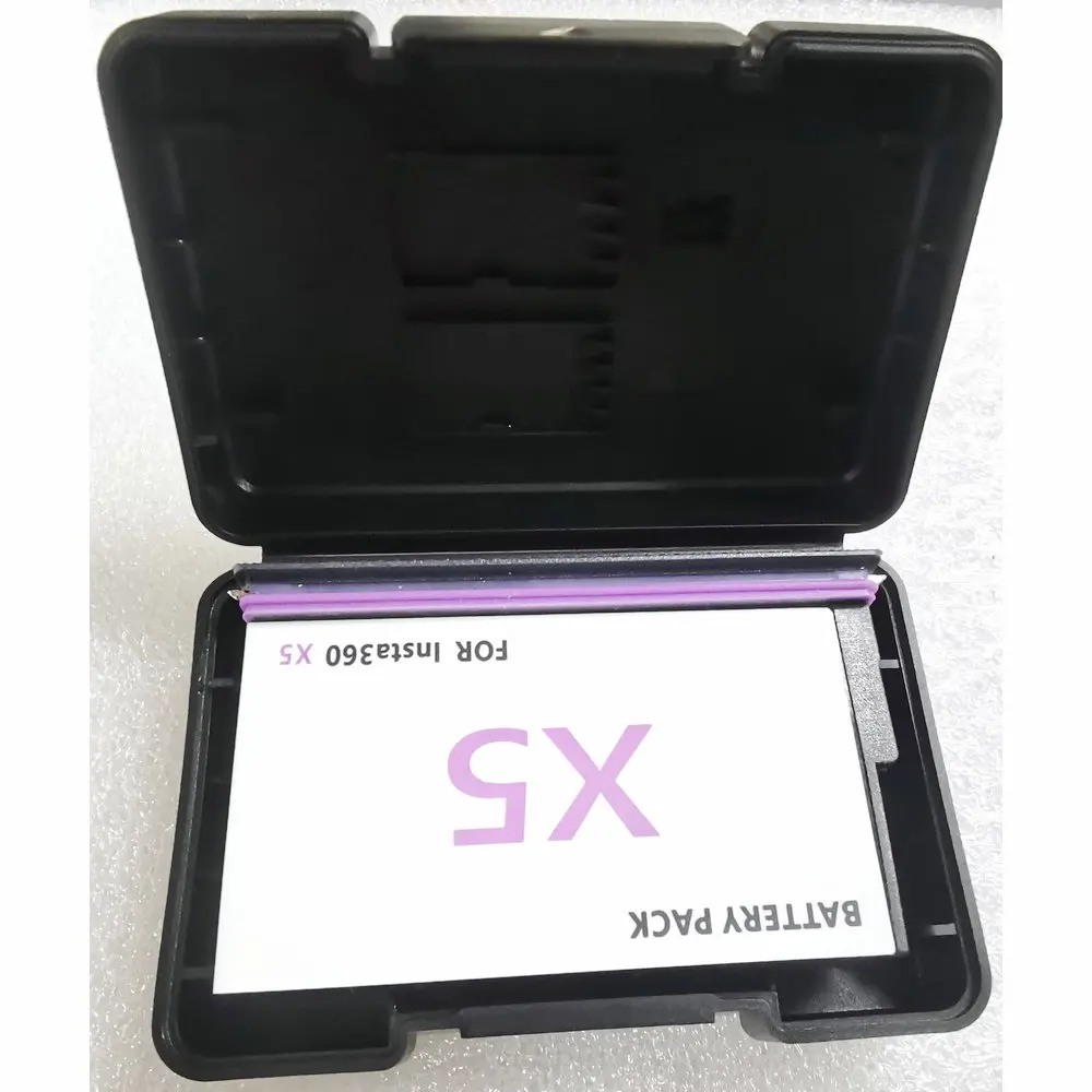 3.89V 2800mAh New JH-X5 High Capacity Battery for Insta360 X5 Panorama Action Camera Charger JH-X5-02