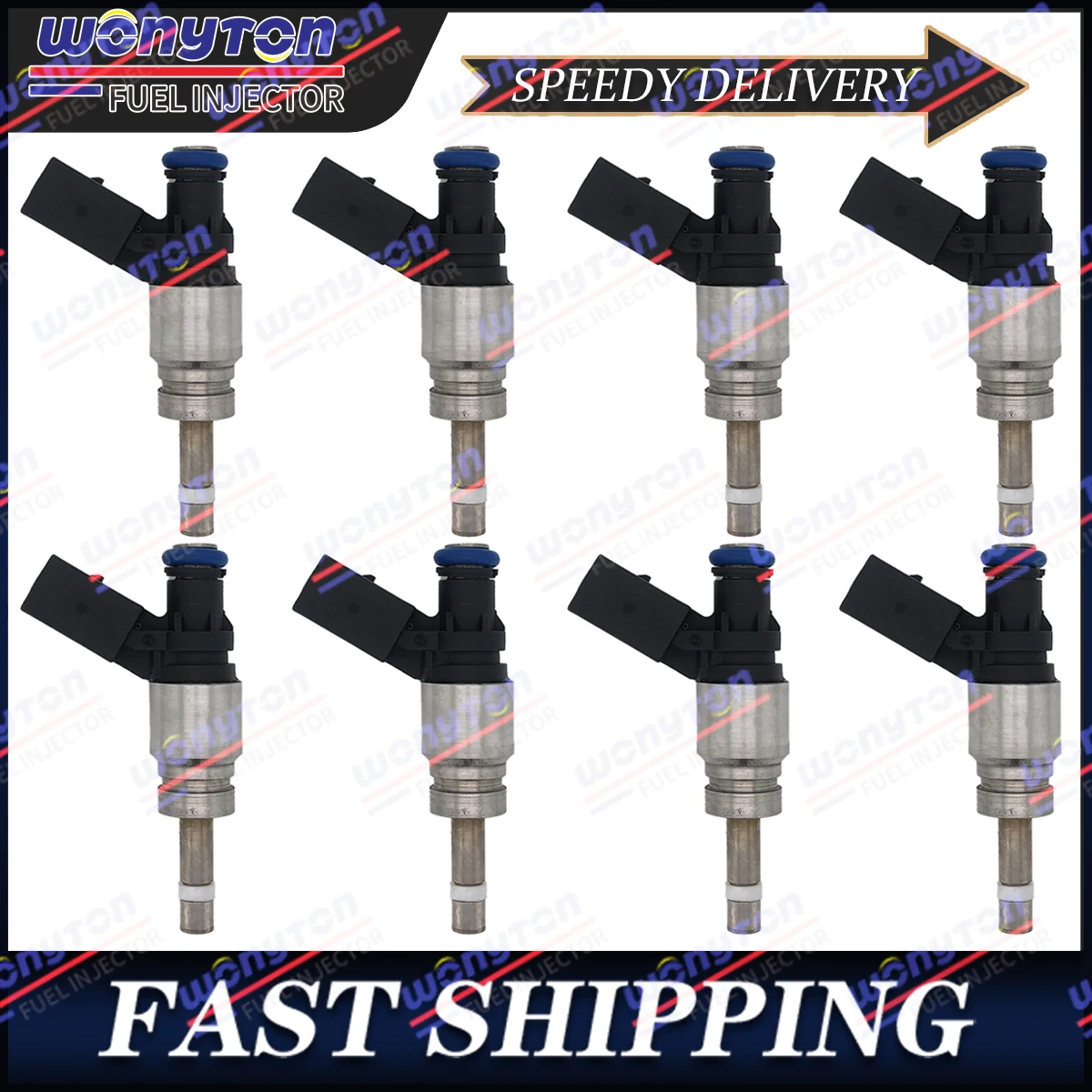 

Set of 8 OEM Fuel Injector 079906036C For 2007-2010 Audi Q7 A6 A8 S5 4.2 V8