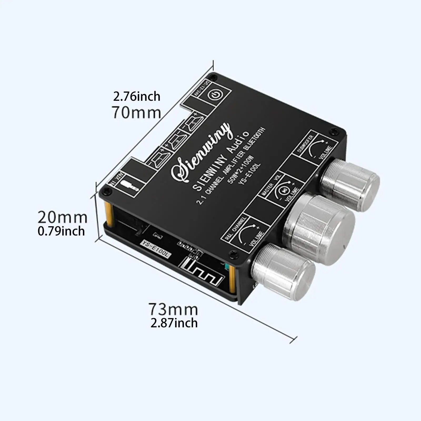 2.1 Kanaals Subwoofer Amp Board Audio Eindversterker Board voor Home Theater