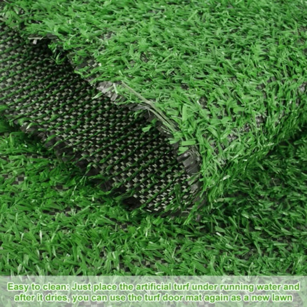 Artificial Lawn Simulation Fake Moss Grassland Anti Slip Green Grass Mat Carpet DIY Indoor Outdoor Garden Landscape