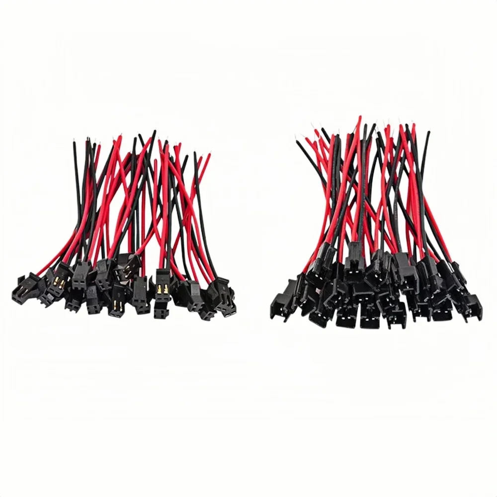 5/10/20 Pairs 2Pin Plug Socket Male To Female Wire Connector LED Strips Lamp Driver Connectors Cable Quick Adapter 10