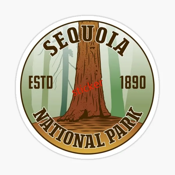 

SEQUOIA NATIONAL PARK Sticker Exterior Accessories RV Camper Windows Windshield Luggage Kayak SUV Motorcycle Bumper Decal