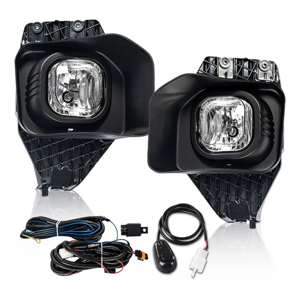 

Противотуманные фары, подходящие для Ford F250 F350 F450 F550 Super Duty 2011-2015, галогенные прозрачные линзы с наклоном и рамкой Fo2593230 Bc3Z15201A