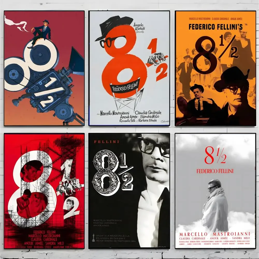 Movie Drama F-Federico Fellini's  Poster Superior Home Space  Indoor Decorative Art & Home Decor