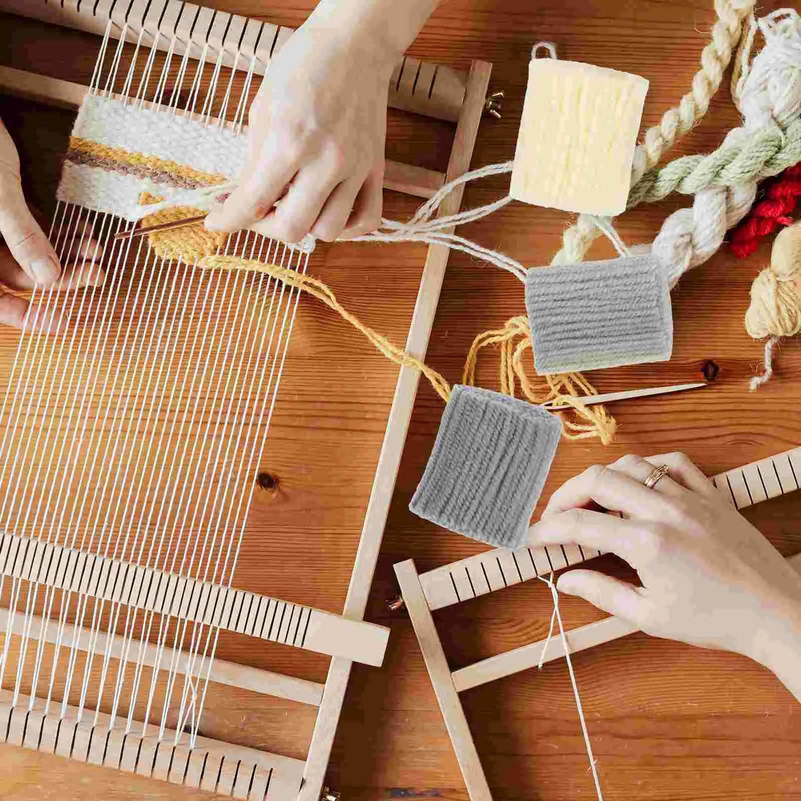 12 pezzi di filato da ricamo per tappeti, tappeti pretagliati, gancio di chiusura, tappeti in lana, produzione manuale all'uncinetto