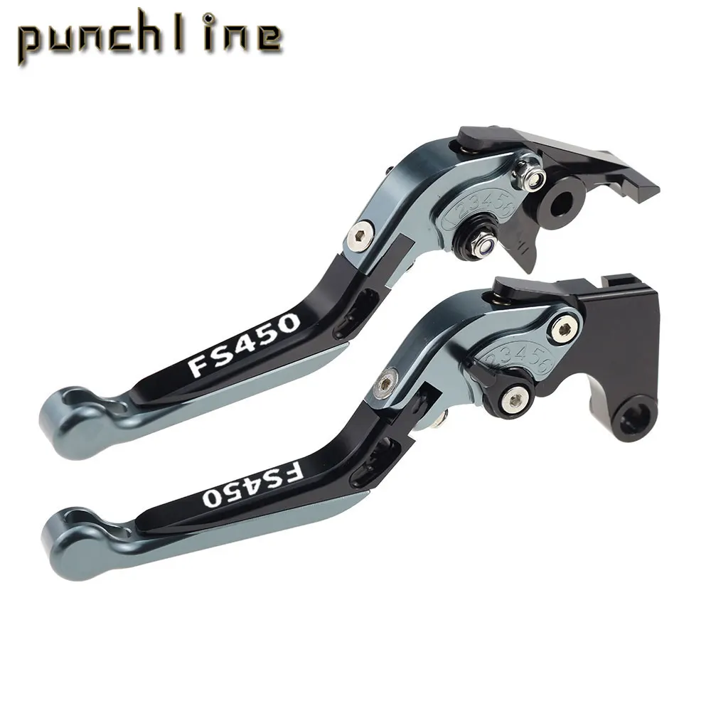 Fit For FS450 2017-2020 FS 450 2017 2018 Motorcycle CNC Accessories Folding Extendable Brake Clutch Levers Adjustable Handle Set