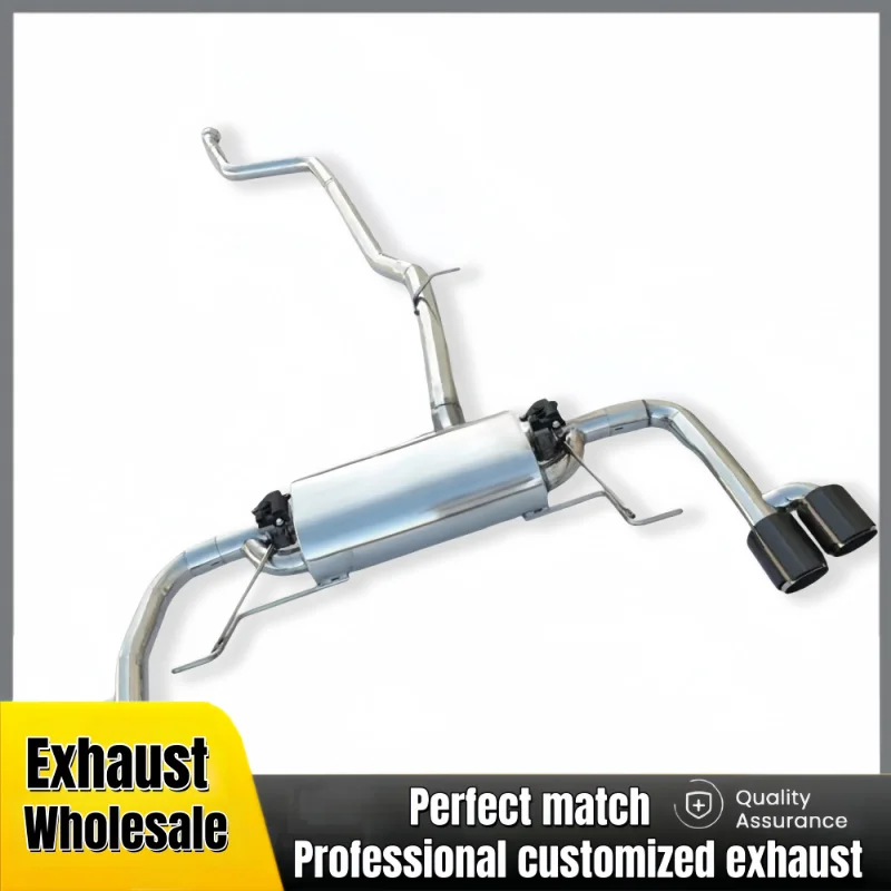 

Спортивный выхлопной глушитель Catback для BMW X3 G01 2.0T 2018-2024, нержавеющая сталь SS304, высокопроизводительная выхлопная труба с четырьмя насадками, идеальная модификация
