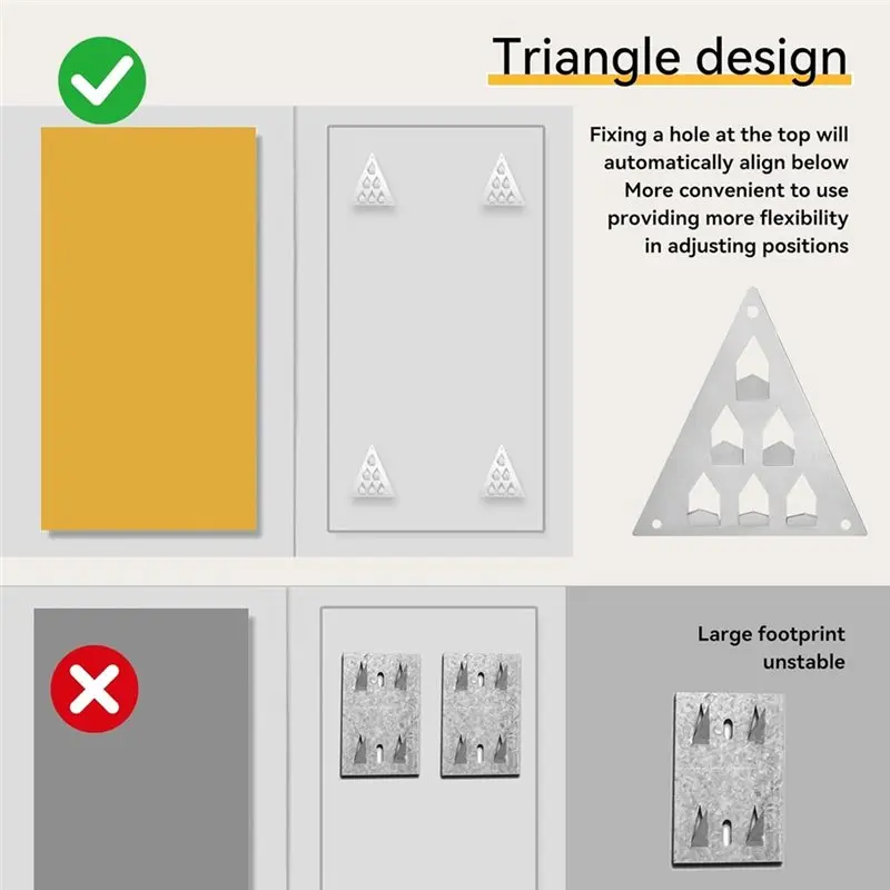 VEHO-12 Pack Surfacemount Impaler أجهزة تركيب اللوحة الصوتية للوحات الحائط العازلة للصوت