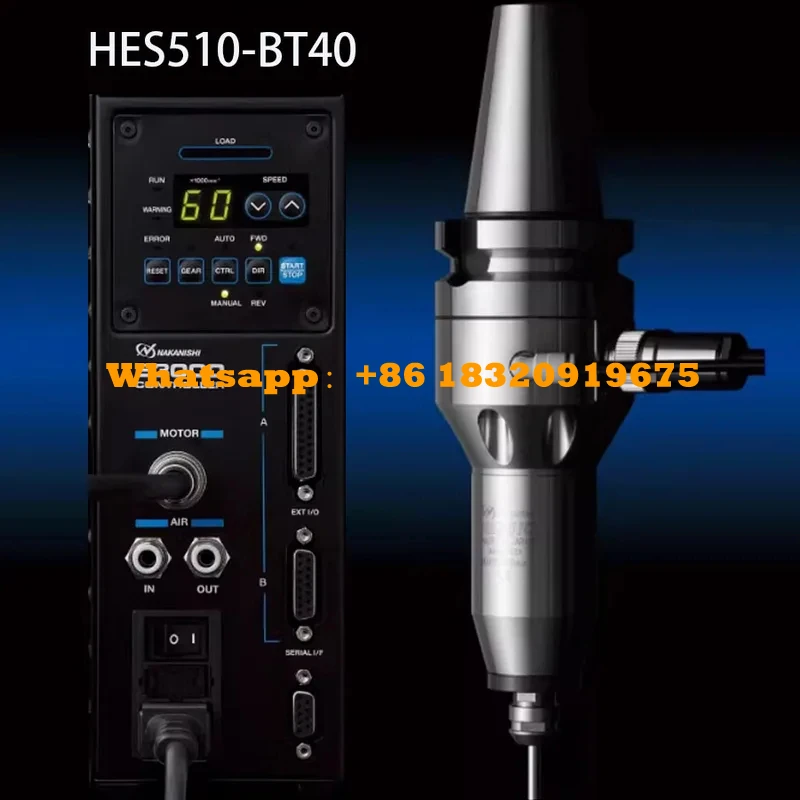 CNC NAKANISHI 電動スピンドル減速機 NSK 増速ツールホルダー HES510-BT40 BT50 50000 回転/分