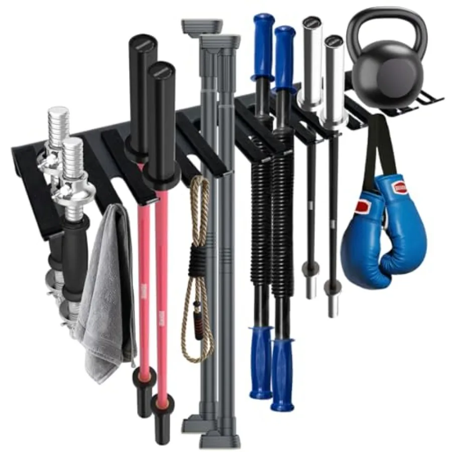 

Настенный держатель для тяжелых инструментов и тренажеров 25 в 1, 7L7S слотов, для гаража/дома/спортзала/дачи, 300 фунтов, сталь 4 мм, 5 мм