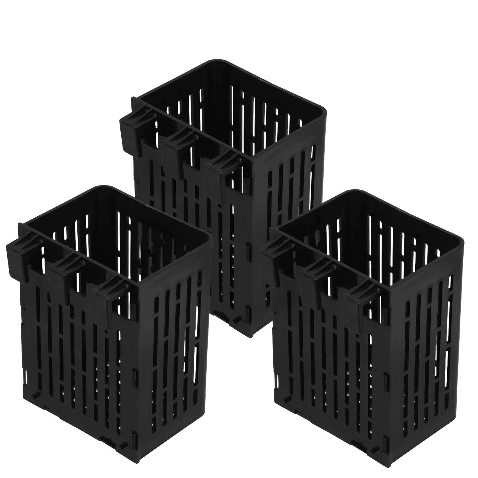 

Hanging Aquarium Plant Holder Black Fish Tank Hydroponic Planter Aquatic Plant Cup Aquaponics Growing Live Aquarium Plants