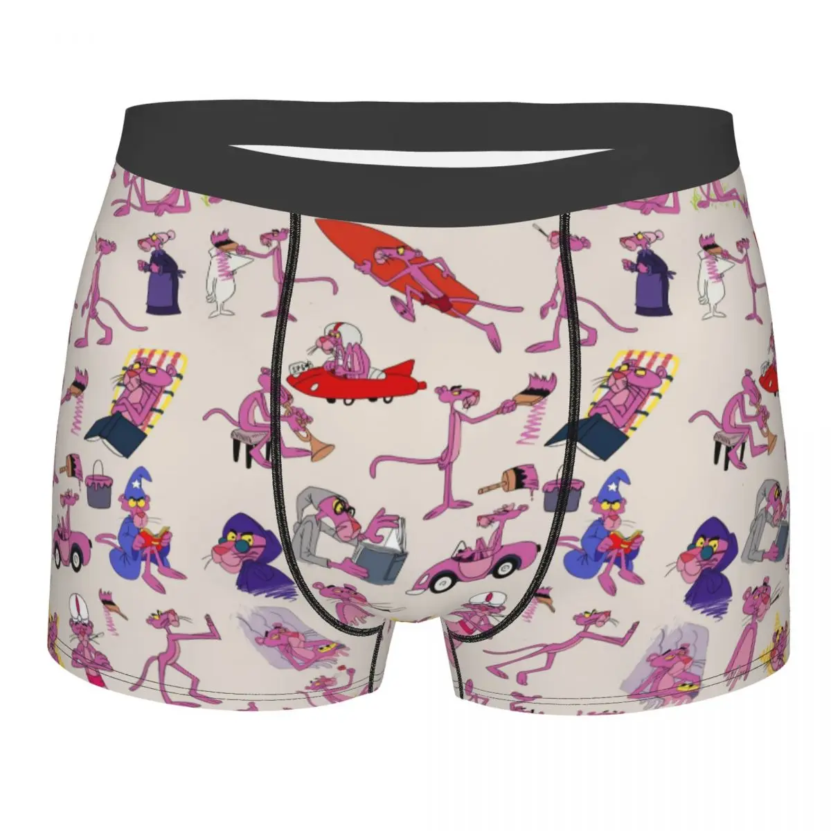 

Пользовательские пантеры, милые обои, боксеры, шорты, мужские забавные трусы в стиле аниме, нижнее белье, модные трусы