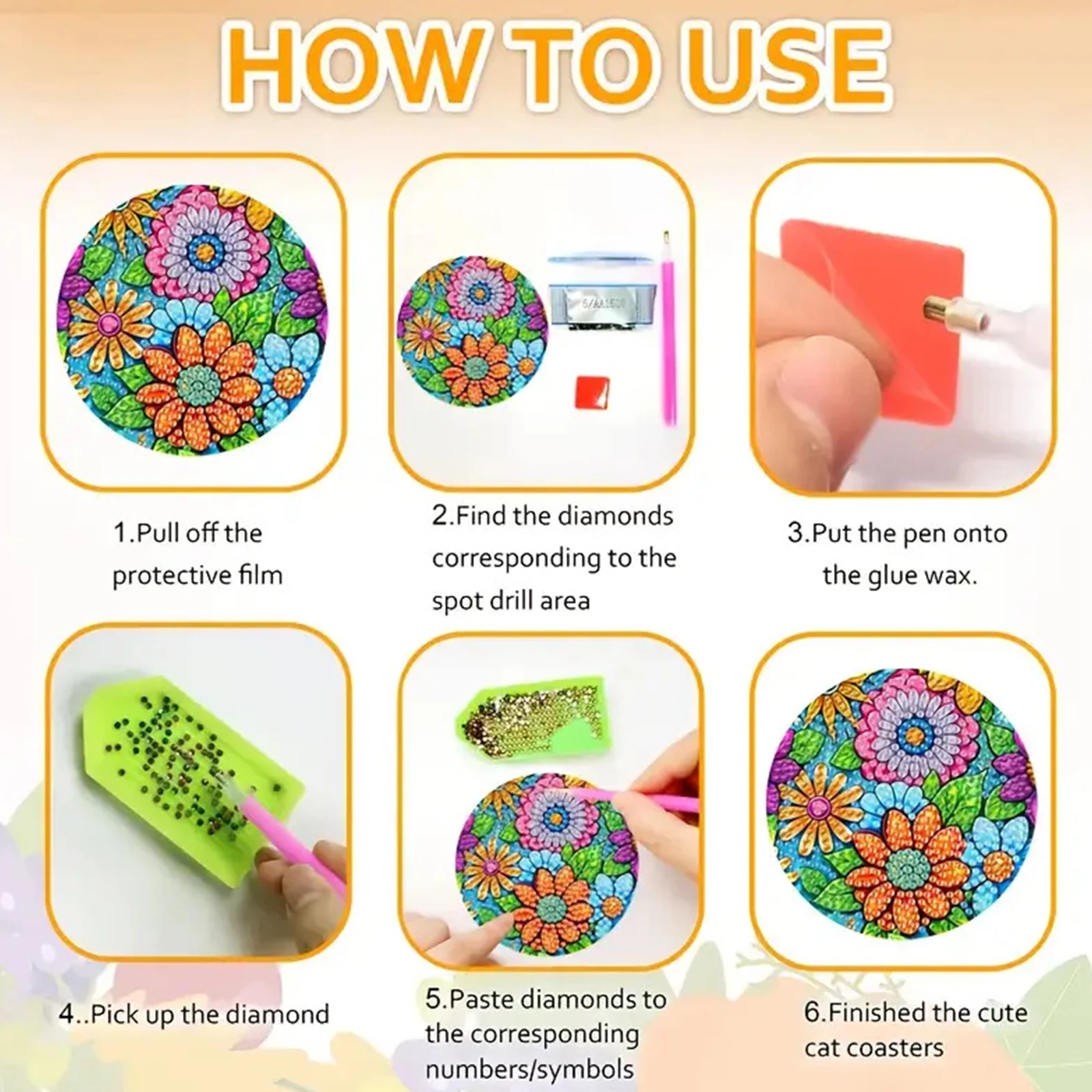 

Деревянные наборы подставок для алмазной живописи «сделай сам» с держателем, набор подставок для алмазной живописи, нескользящие для начинающих, взрослых, домашний декор, подарки