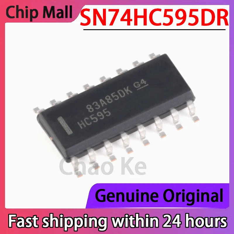 

20PCS Original Genuine SN74HC595DR SOIC-16 8-bit Serial To Serial or Parallel Shift Register
