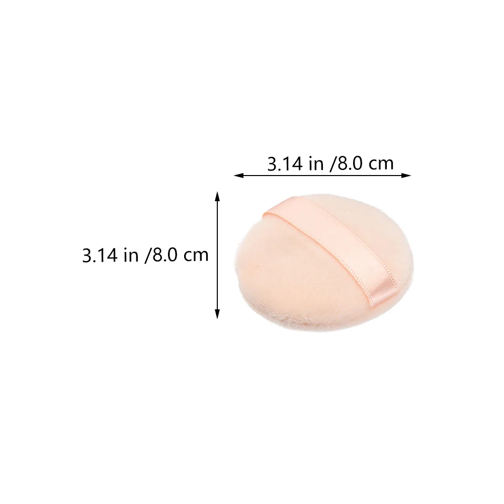 Applicatore di polvere morbida in spugna per trucco da 20 pezzi per fondotinta viso strumento da donna portatile facile da pulire