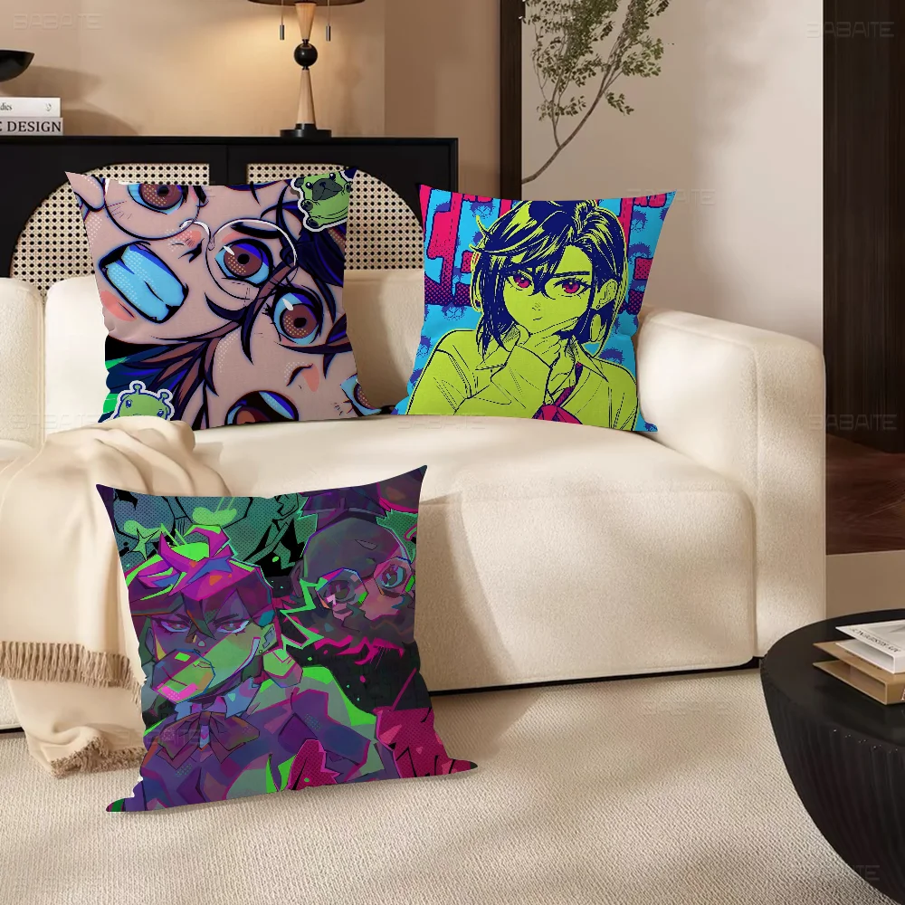 

Hot Japanese Anime Dandadan Pillow Cover Sofa Cushion Cover Home Room Decoration Children Gift