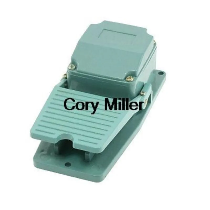 AC 250V 15A Antislip Metal Momentary Industrial Foot Pedal Switch Footswitch TFS-404