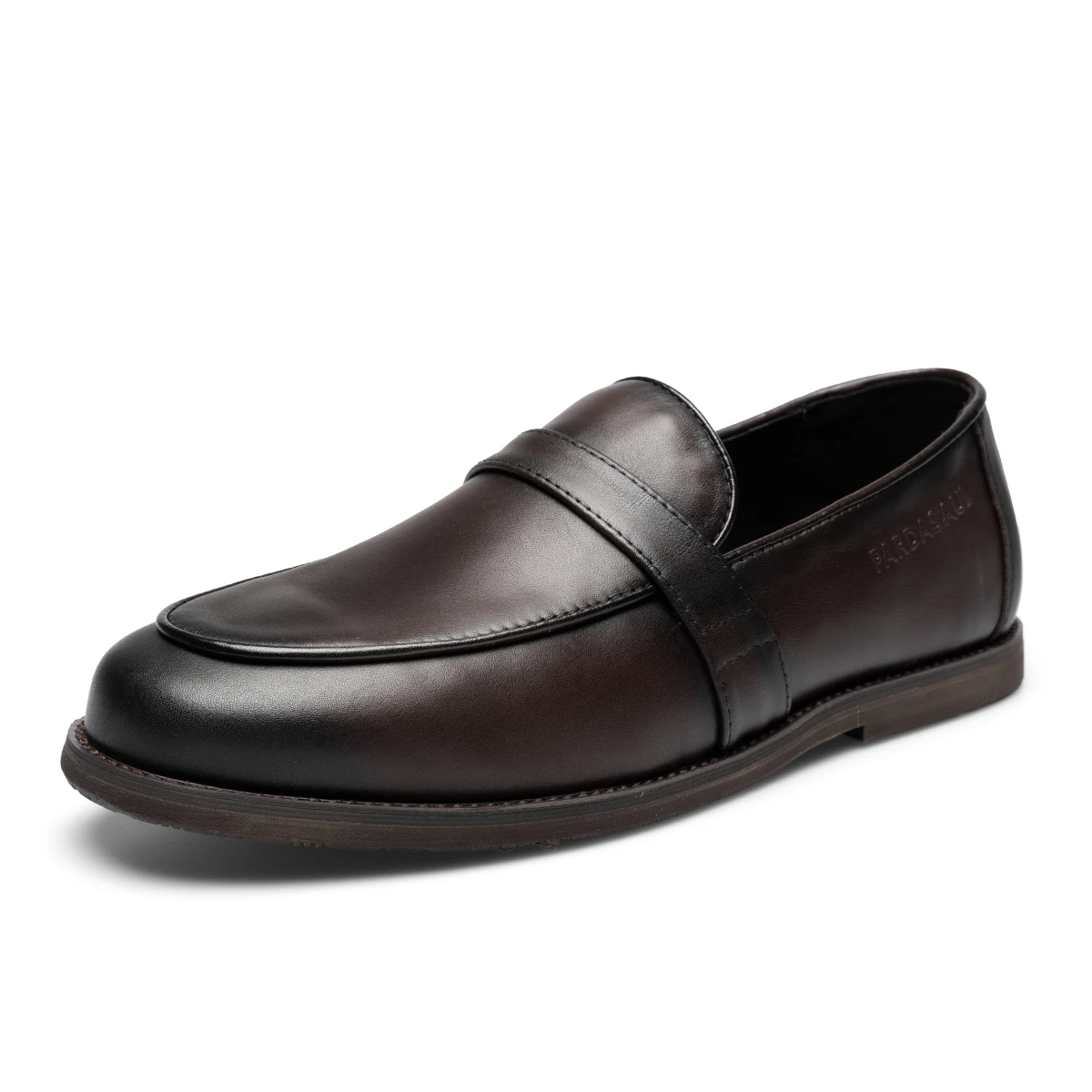 One foot retro business men's shoes, British style versatile loafers, lazy breathable casual leather shoes 220906