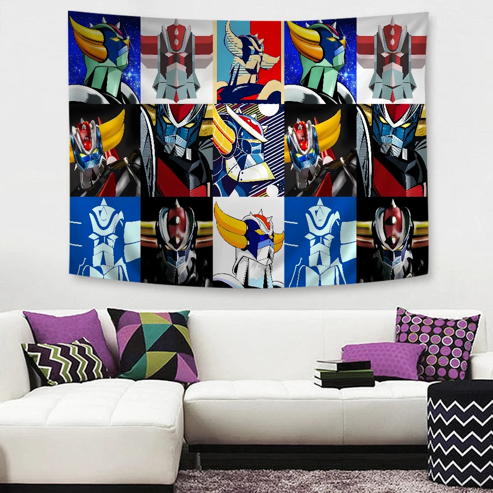 UFO ROBO GRENDIZER GOLDORAK Anime Tapestry Wall Hanging Decoration Household Wall Hanging Home Decor