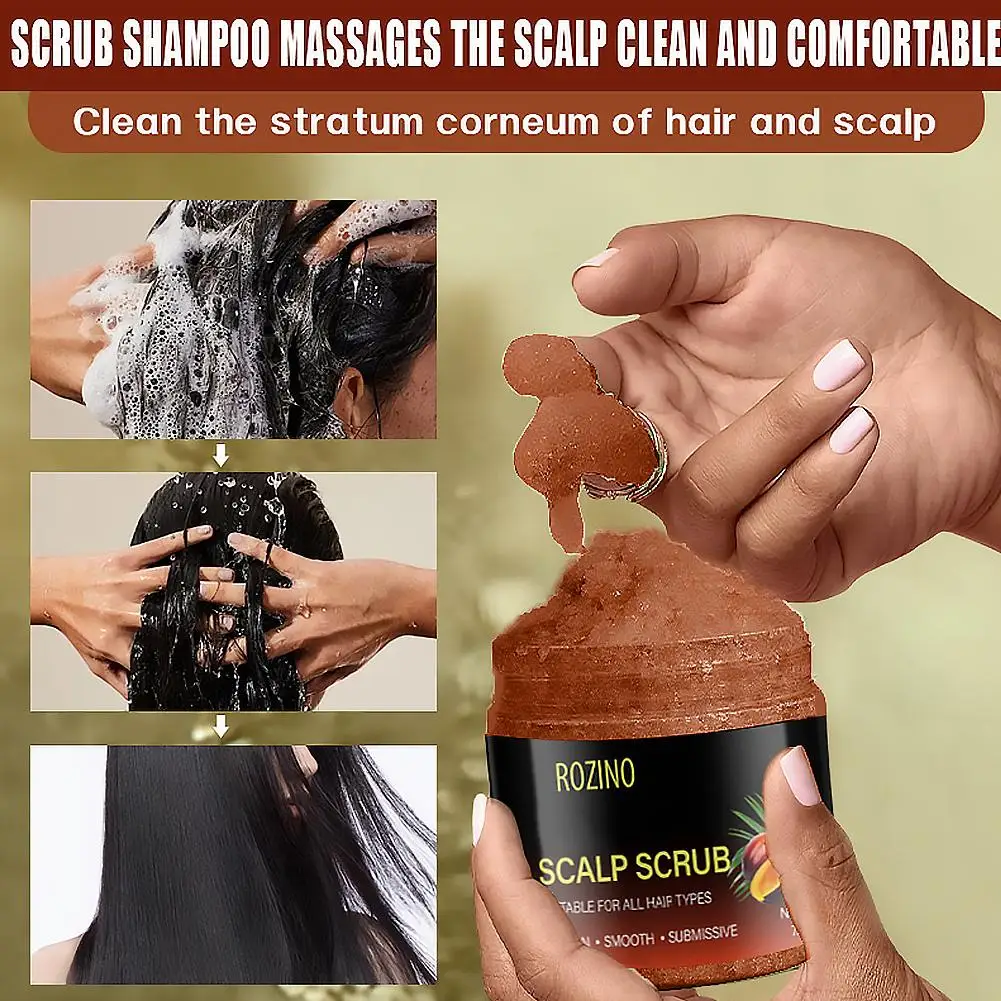 Batana Oil Biotin Shampoo Amino Acid Refreshing Formula Oil Control Fluffy Hair Frizz Reducing Shampoo for Healthy-looking Hair