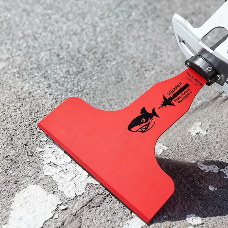 4-Piece Reciprocating Saw Scraper Blades, High Carbon Steel Tile Cleaning Tool for Removing Mortar and Adhesive from Ceramic Walls