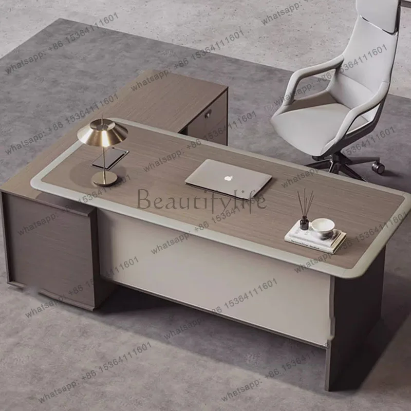 PG Display Nordic Office Desk Lshaped Minimalist White Conference Office Desk Storage Multifunctional Scrivania Home Furniture