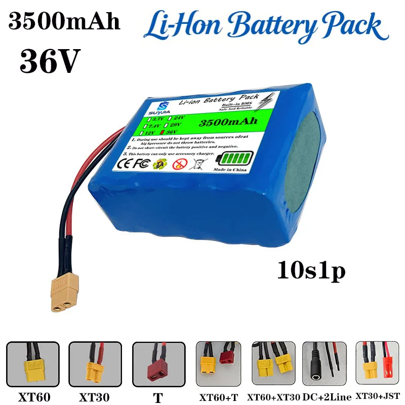 2026 New 10S1P 36V 3500mAh 18650 Tricycle Self Balancing Scooter Electric Wheelchair Rechargeable Battery Lithium Ion Battery
