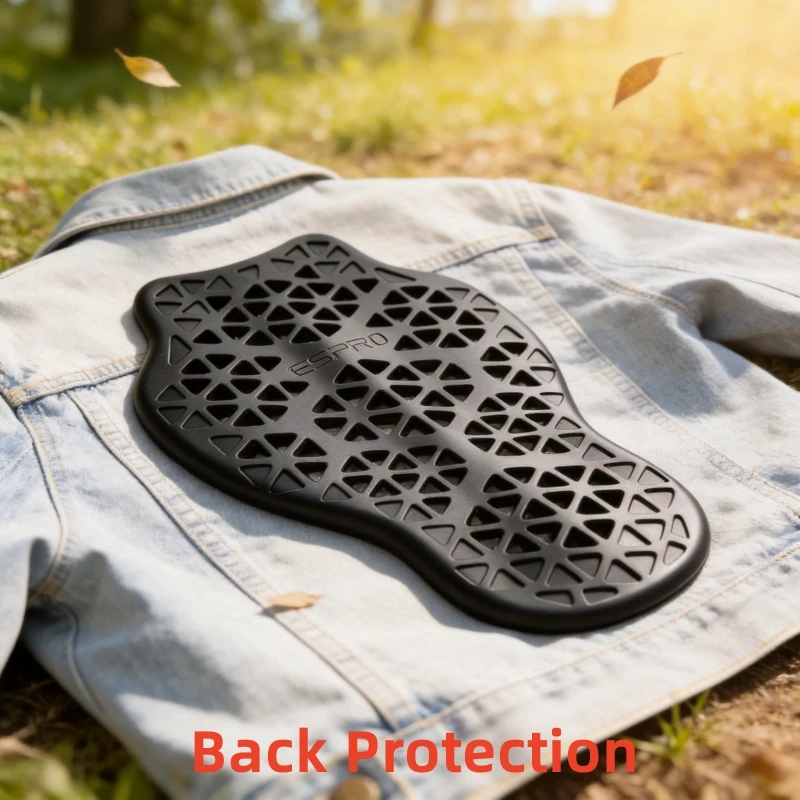 CE2 Certified Back Guard Men Motorcycle Armor Jacket Insert Back Protector Universal Anti-Shock Rider Back Spine Protective Pad