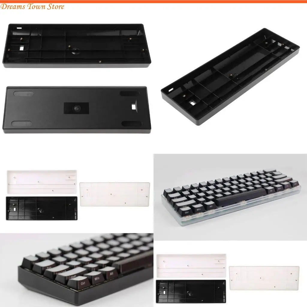 

HX6A GH60 Plastic for Case Base Plate for 60% Mechanical Gaming Keyboard Compatible P
