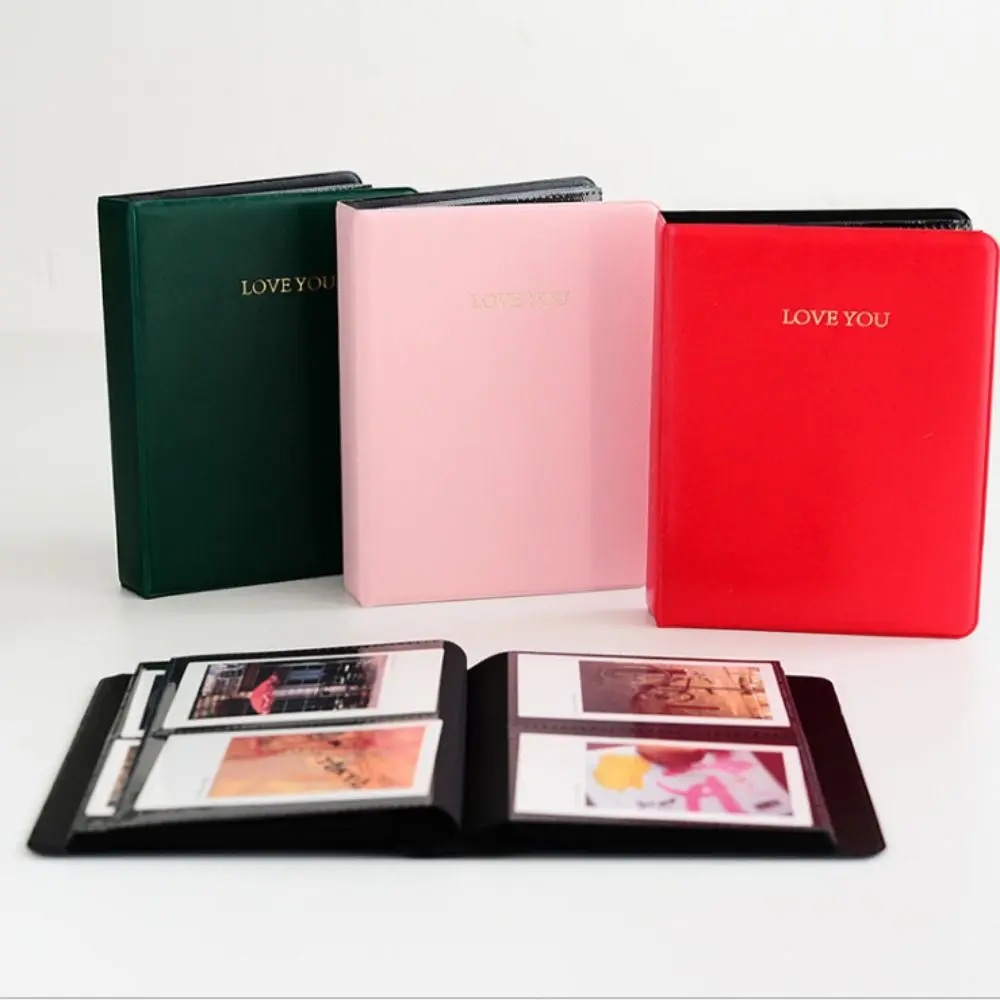 Mini PVC Pockets Photo Album PP 4Colors Instant Picture Case Storage 3Inch For Instax Album Korea