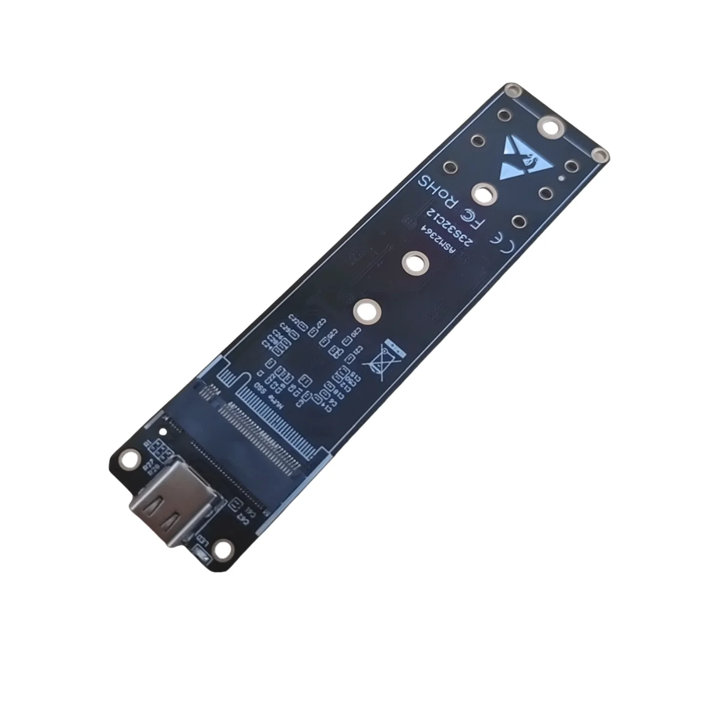 2025 新しい ASM2364 USB PCIe 高速 20Gbps 外付けハードディスクアダプタボード、オリジナル IC チップデモボード