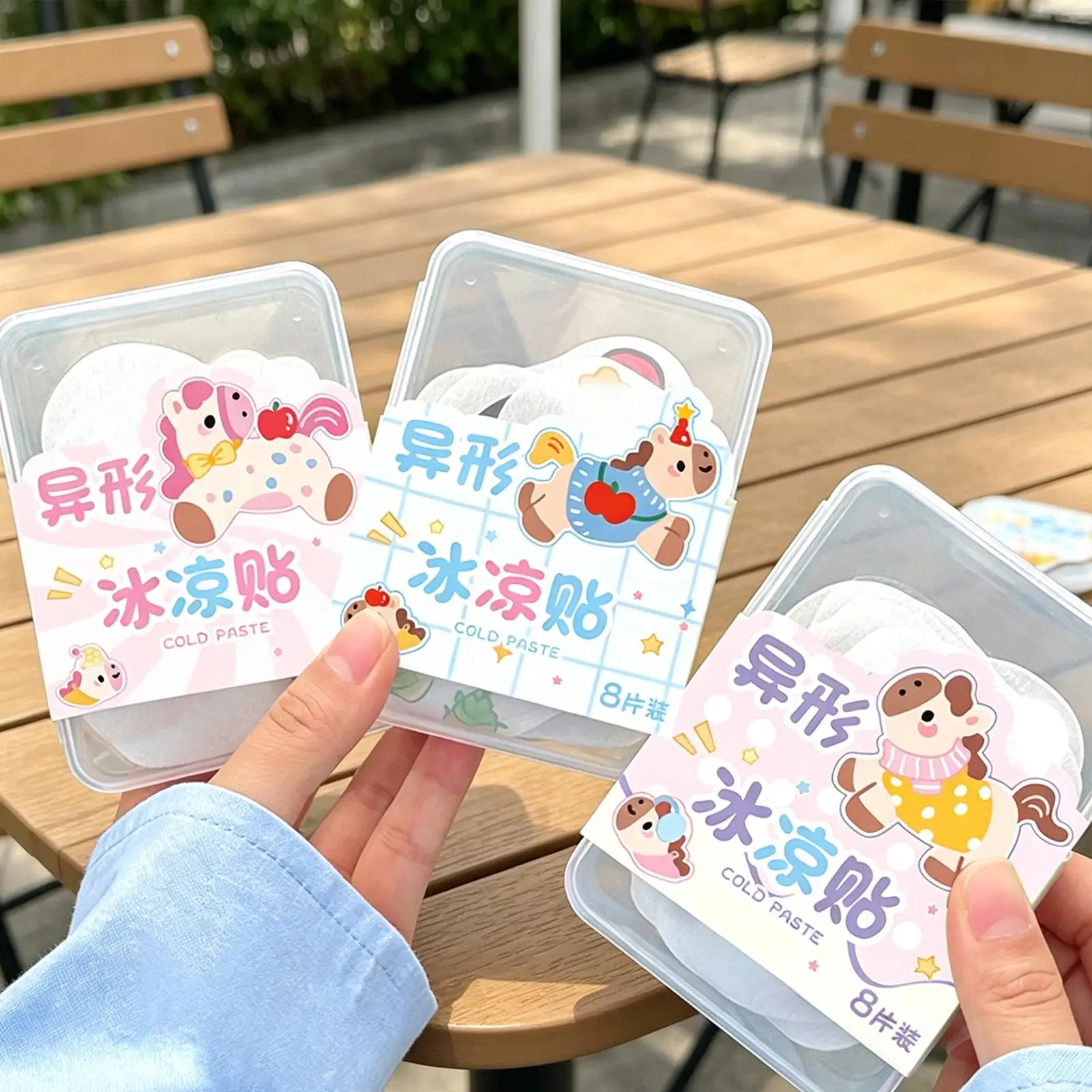 Cooling Patches 10 boxes total 80 pcs Instant Summer Long Lasting Heat Relief Patches Fever Cool Down Patch for Kids Adults